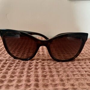 Prada Tortoiseshell Cat Eye Sunglasses with Brown Lenses